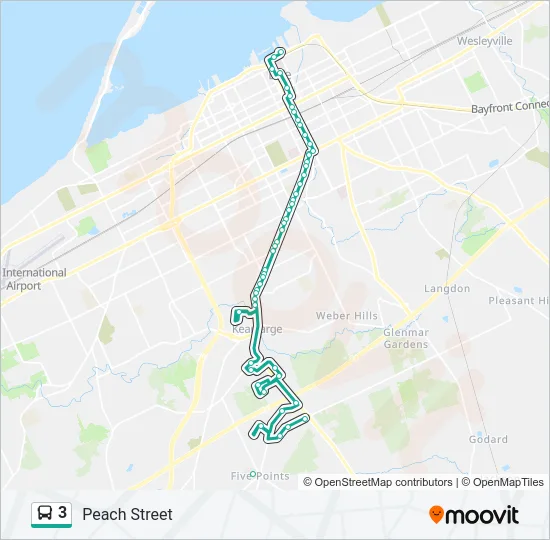 3 Bus Line Map