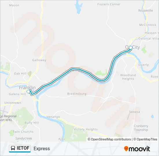IETOF Bus Line Map