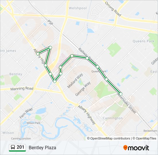 201-route-schedules-stops-maps-bentley-plaza-updated