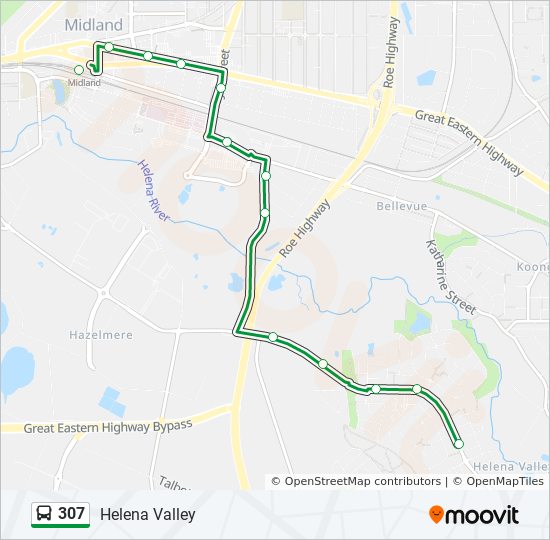 Bus 307 Route Map 307 Route: Schedules, Stops & Maps - Helena Valley (Updated)