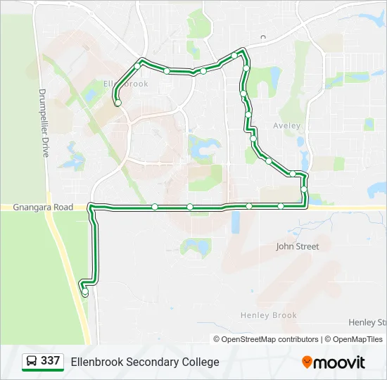 337 Bus Line Map