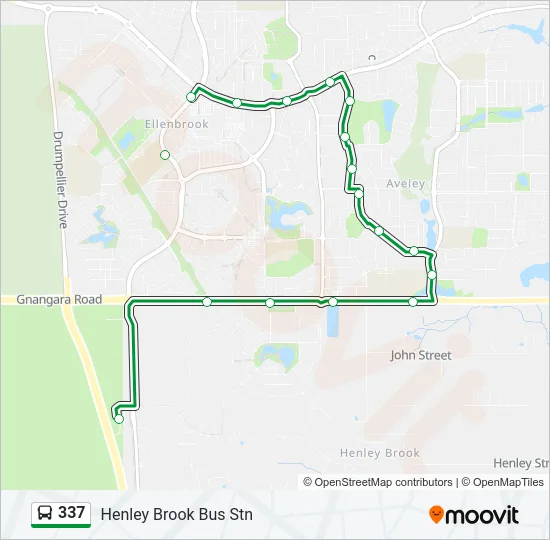 337 Bus Line Map