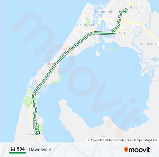594 Route Schedules Stops Maps Dawesville Updated 