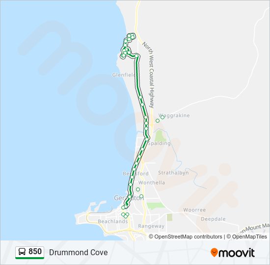 850 Route Schedules Stops Maps Drummond Cove Updated 