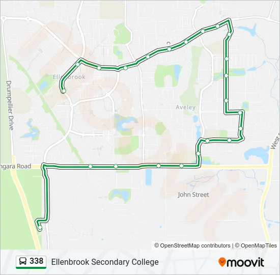 338 Bus Line Map