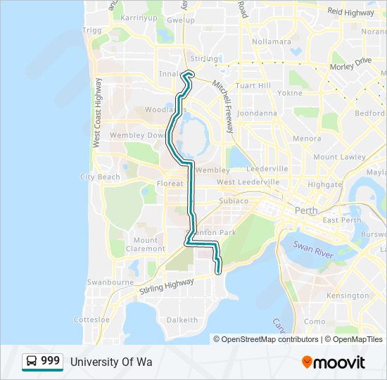 Línea 999: horarios, paradas y mapas - University Of Wa (Actualizado)