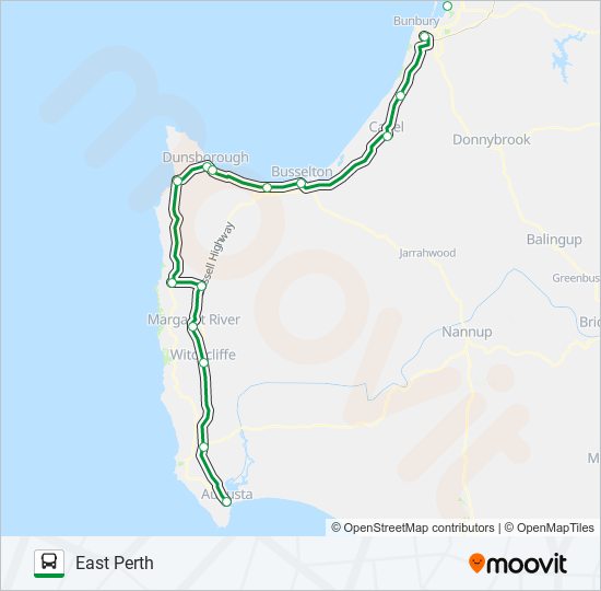 PEMBERTON bus Line Map