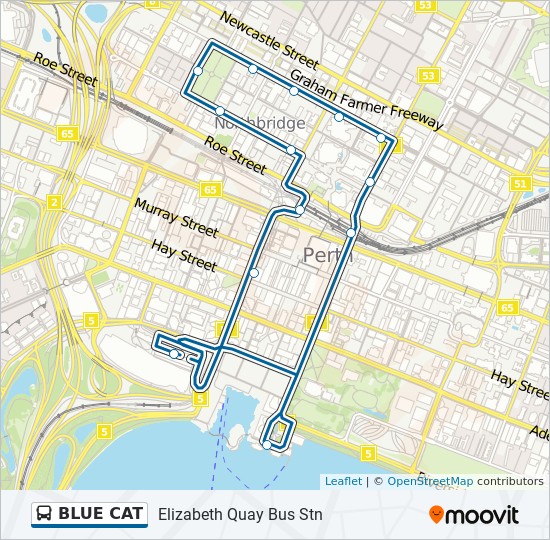 Blue Cat Route Schedules Stops Maps Elizabeth Quay Bus Stn Blue Cat Route Schedules Stops Maps Elizabeth Quay Bus Stn