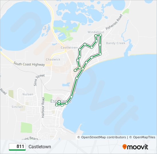 811 Route: Schedules, Stops & Maps - Castletown (Updated)