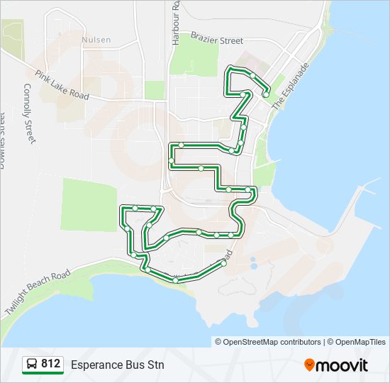 812 bus Line Map