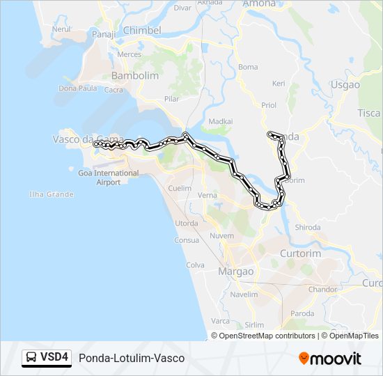 VSD4 Bus Line Map