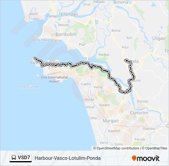 VSD7 Bus Line Map