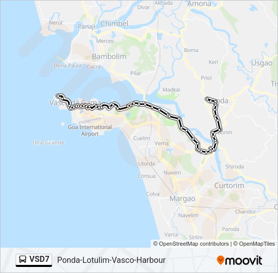 VSD7 Bus Line Map