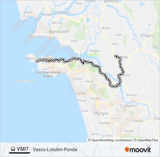 VSD7 Bus Line Map