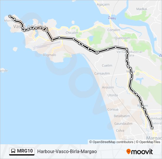 MRG10 Bus Line Map