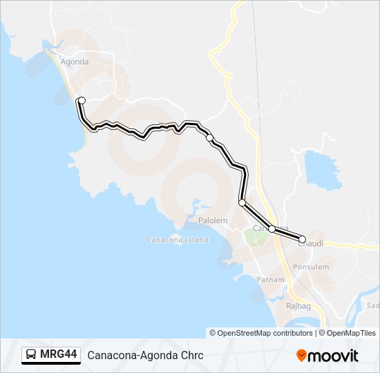 MRG44 Bus Line Map