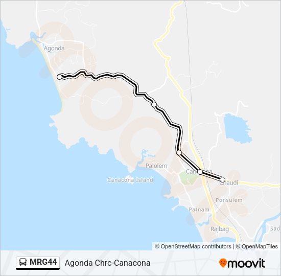 MRG44 Bus Line Map