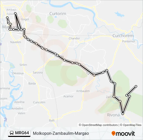 MRG64 Bus Line Map