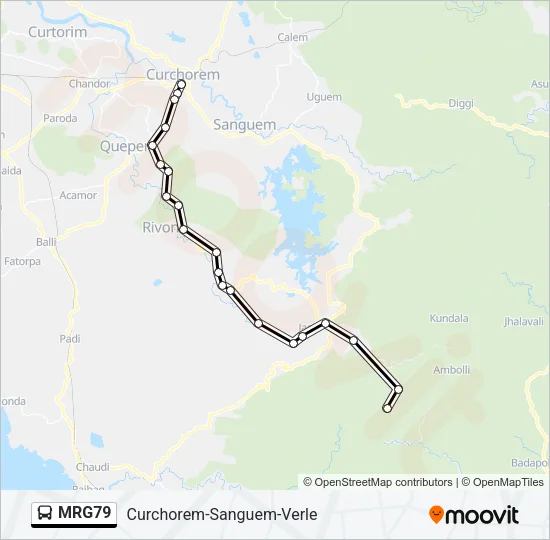 MRG79 Bus Line Map