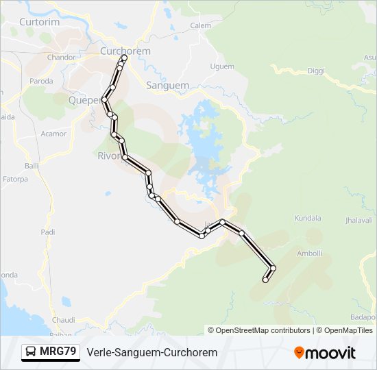 MRG79 Bus Line Map