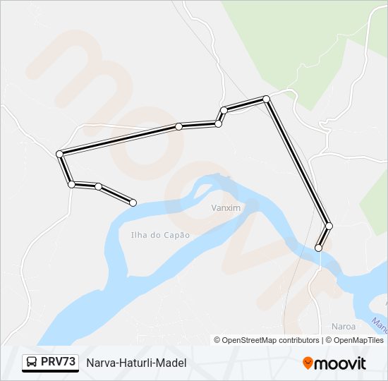 PRV73 Bus Line Map