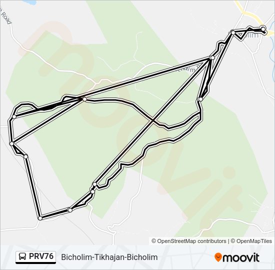 PRV76 Bus Line Map