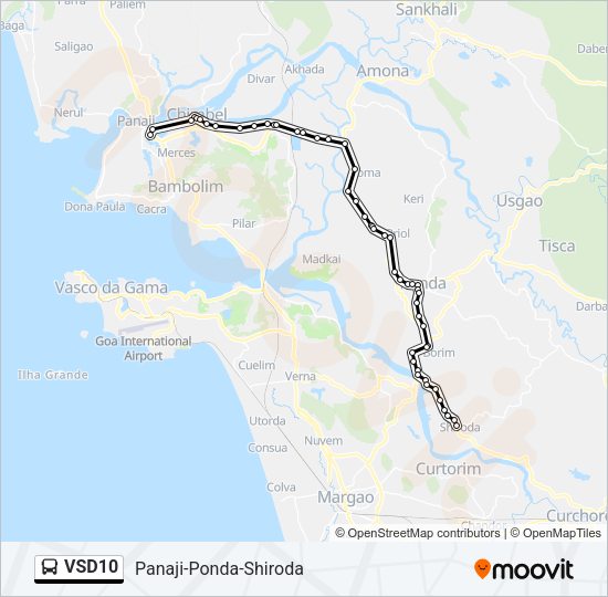 VSD10 Bus Line Map