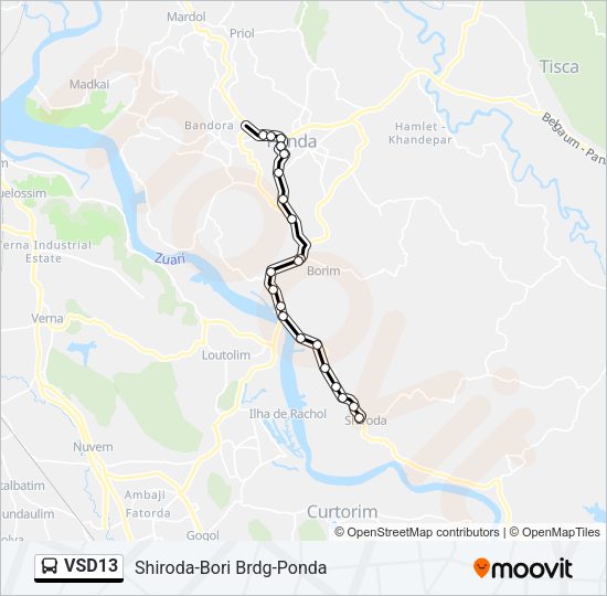 VSD13 Bus Line Map