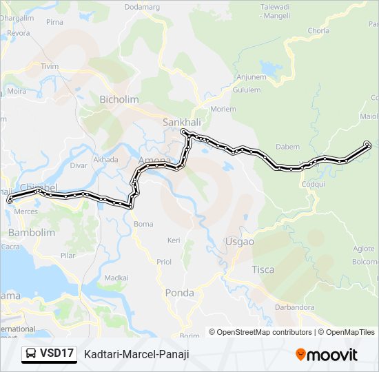 VSD17 Bus Line Map