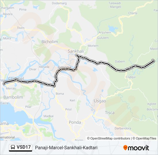 VSD17 Bus Line Map