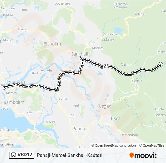 VSD17 Bus Line Map