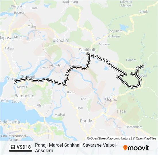 VSD18 Bus Line Map