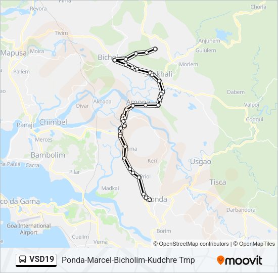 VSD19 Bus Line Map