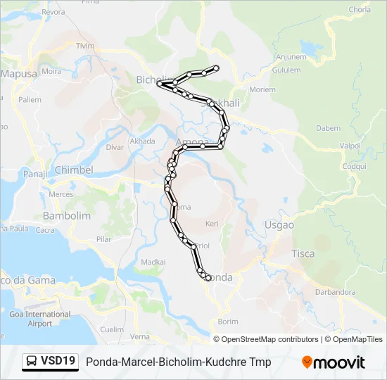 VSD19 Bus Line Map