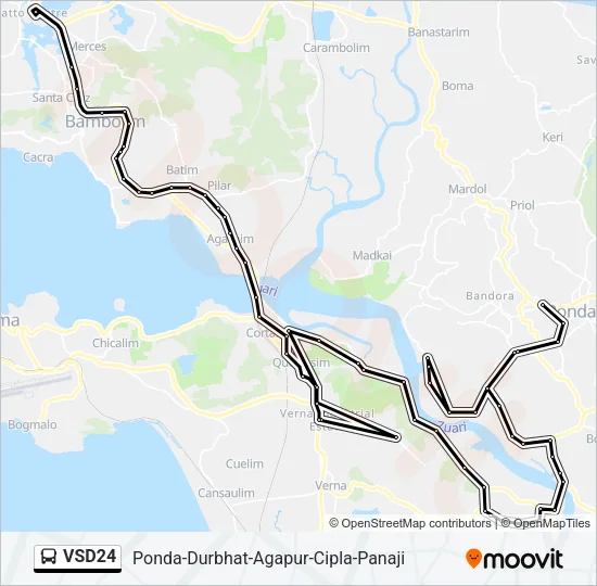 VSD24 Bus Line Map