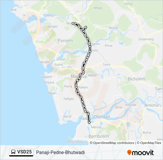 VSD25 Bus Line Map