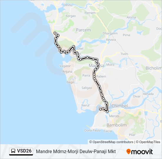 VSD26 Bus Line Map