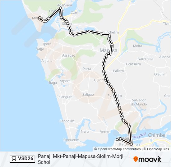 VSD26 Bus Line Map