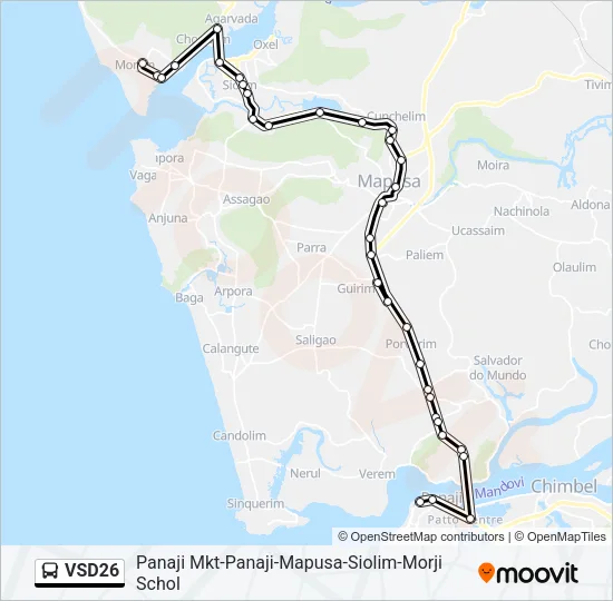 VSD26 Bus Line Map