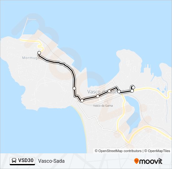 VSD30 Bus Line Map