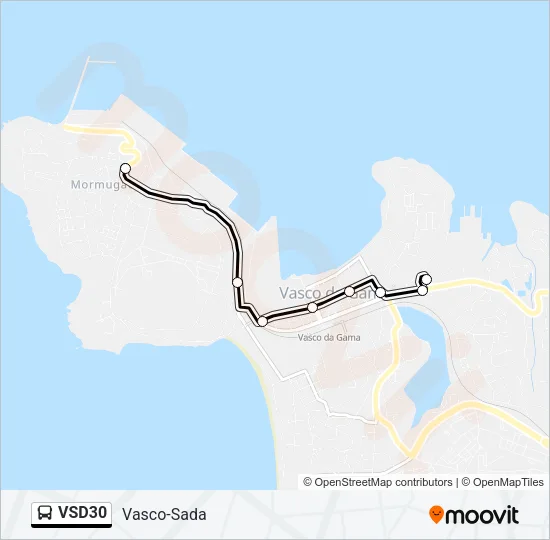 VSD30 Bus Line Map