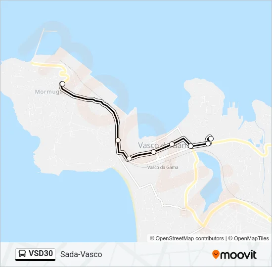 VSD30 Bus Line Map