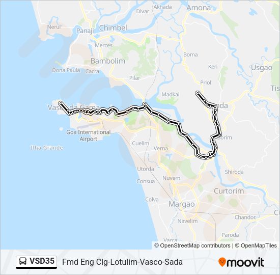 VSD35 Bus Line Map