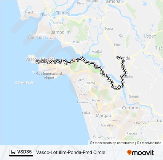VSD35 Bus Line Map