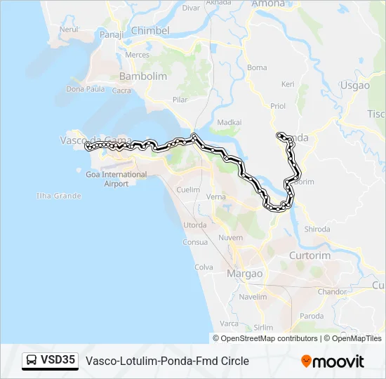 VSD35 Bus Line Map