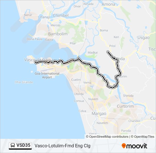 VSD35 Bus Line Map