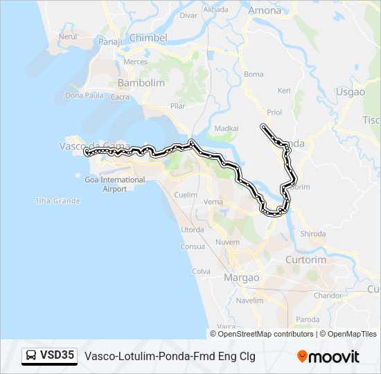 VSD35 Bus Line Map