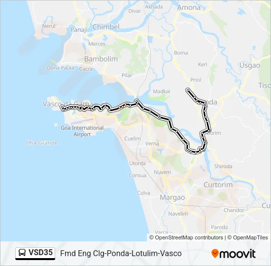 VSD35 Bus Line Map