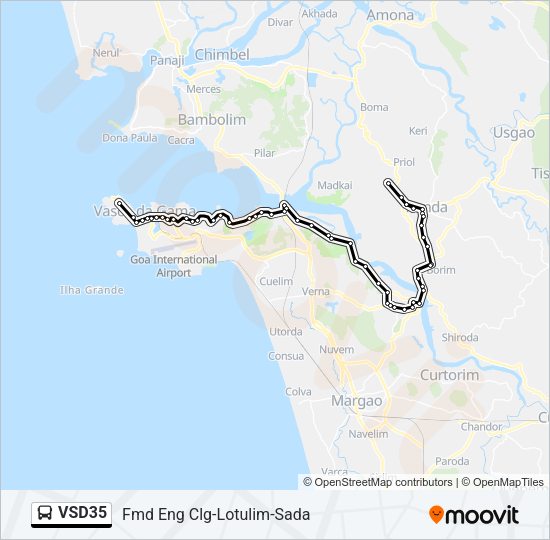 VSD35 Bus Line Map