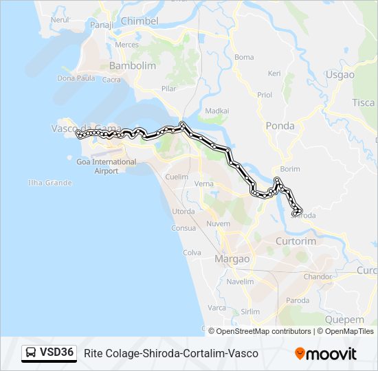 VSD36 Bus Line Map